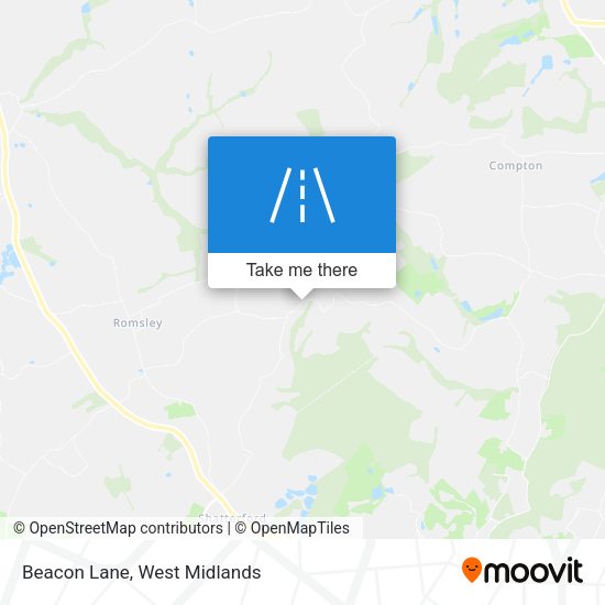Beacon Lane map