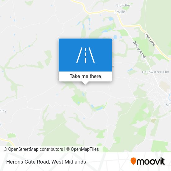 Herons Gate Road map