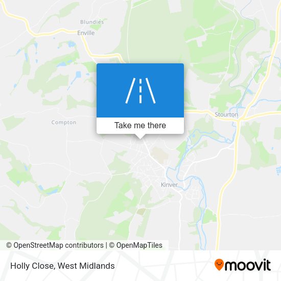 Holly Close map