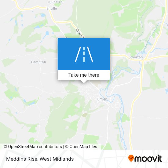 Meddins Rise map