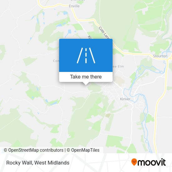 Rocky Wall map