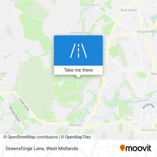 Greensforge Lane map