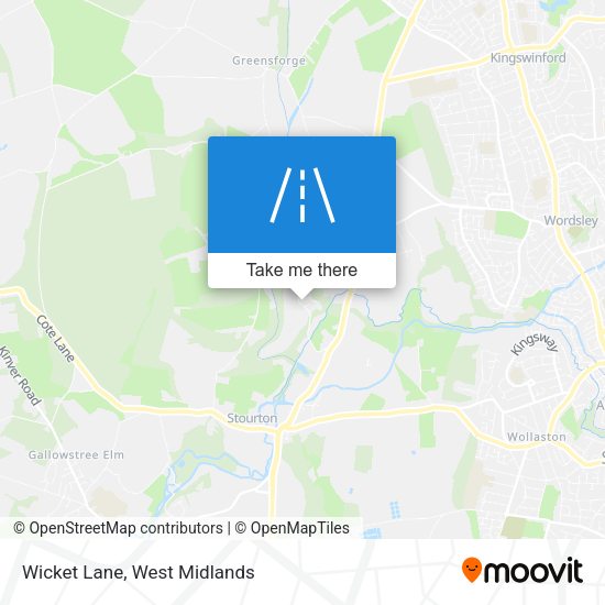 Wicket Lane map