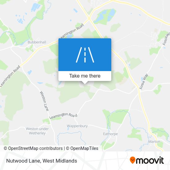 Nutwood Lane map