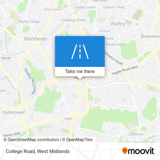 College Road map