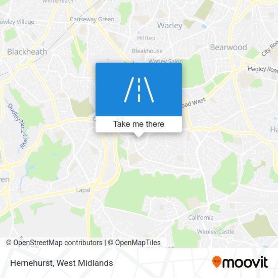 Hernehurst map