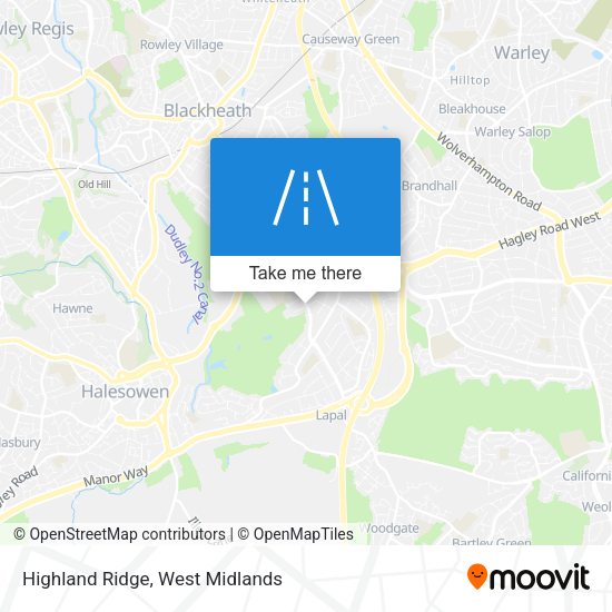 Highland Ridge map