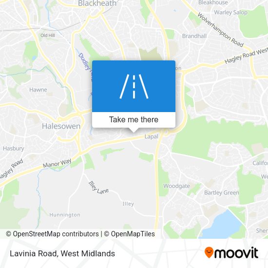 Lavinia Road map