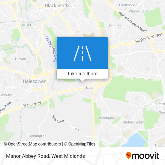 Manor Abbey Road map