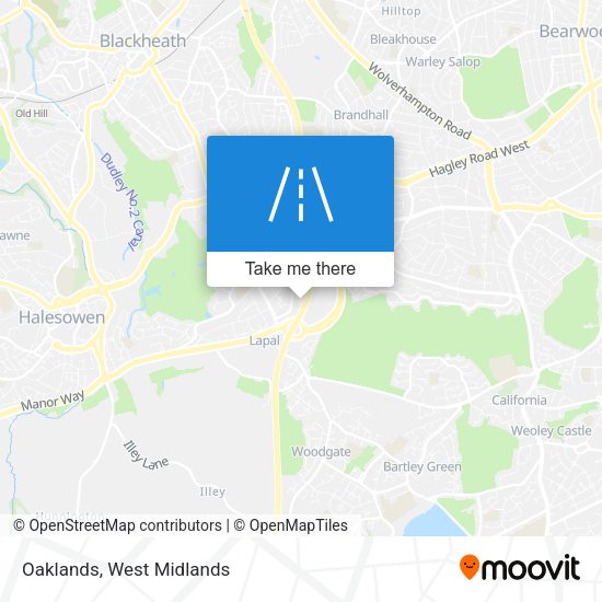 Oaklands map
