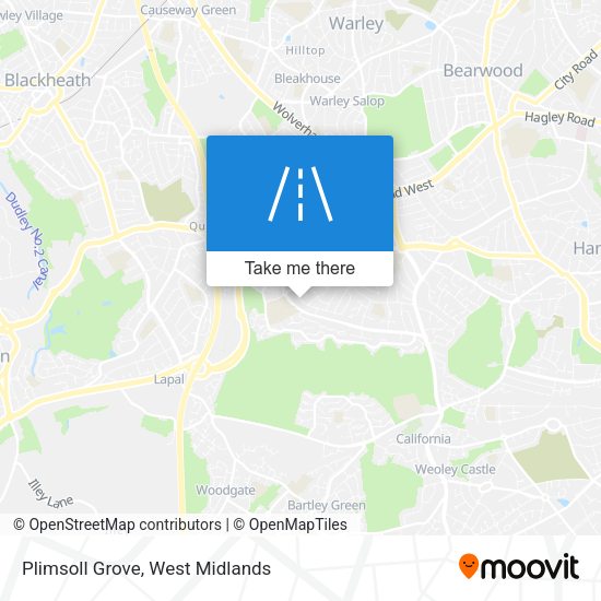 Plimsoll Grove map