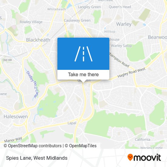 Spies Lane map