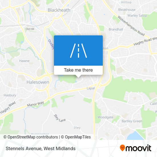 Stennels Avenue map