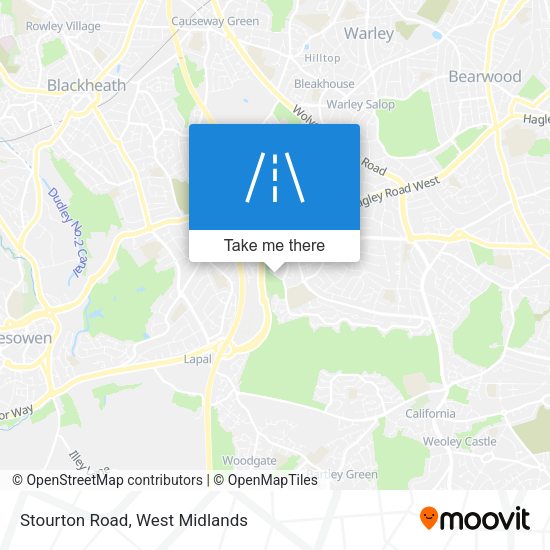 Stourton Road map
