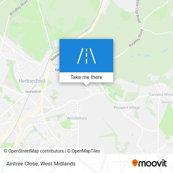 Aintree Close map