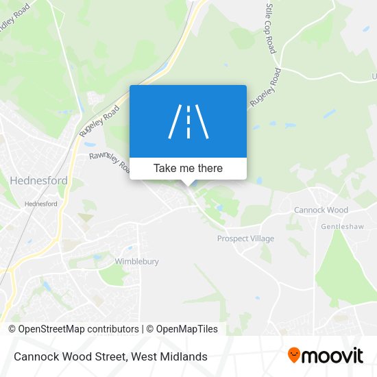 Cannock Wood Street map