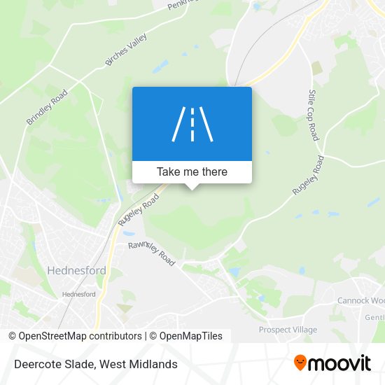 Deercote Slade map