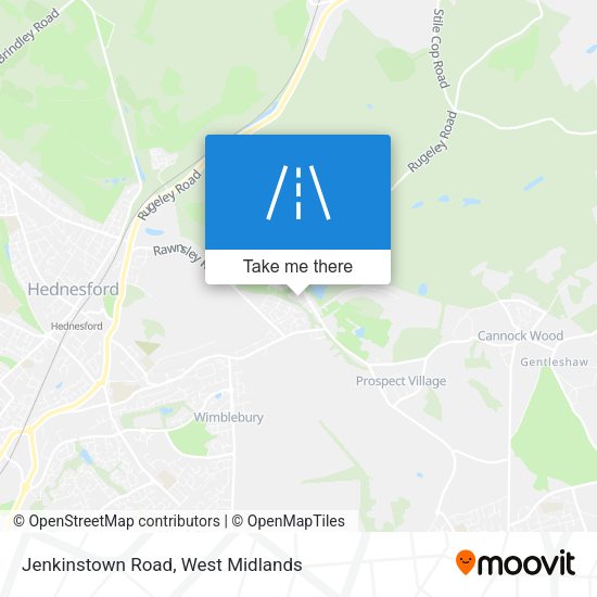 Jenkinstown Road map