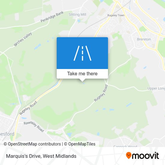 Marquis's Drive map