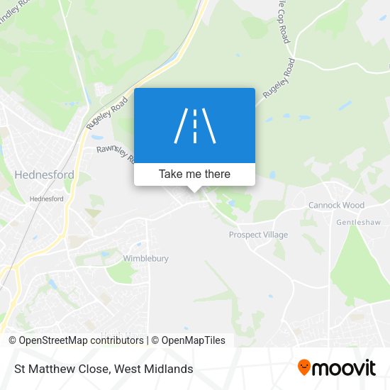 St Matthew Close map