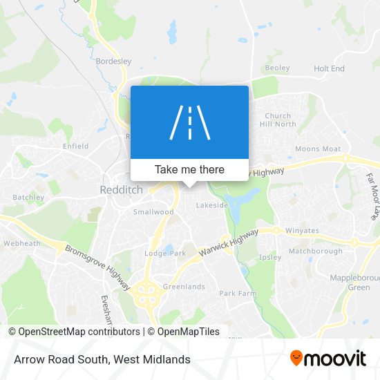Arrow Road South map