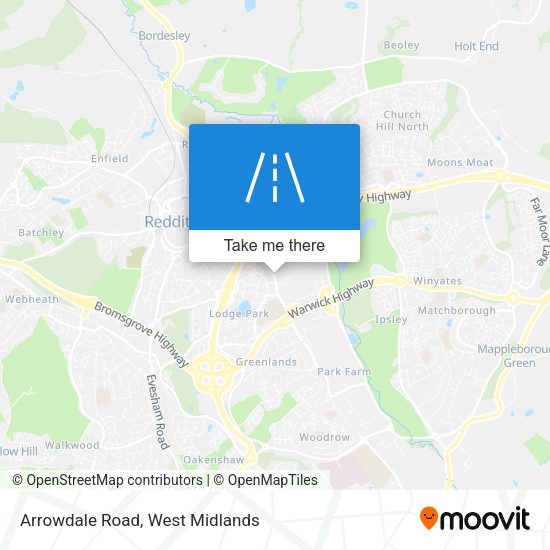 Arrowdale Road map