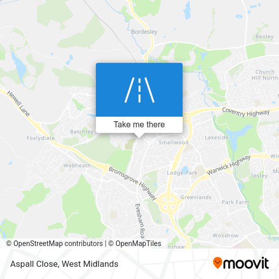 Aspall Close map