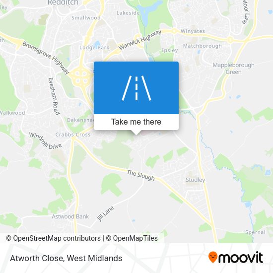 Atworth Close map