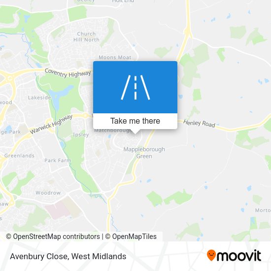 Avenbury Close map