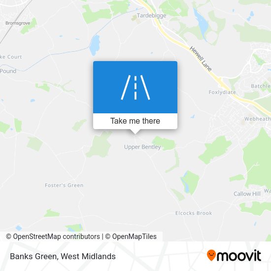 Banks Green map