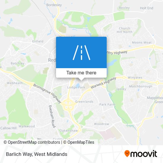 Barlich Way map
