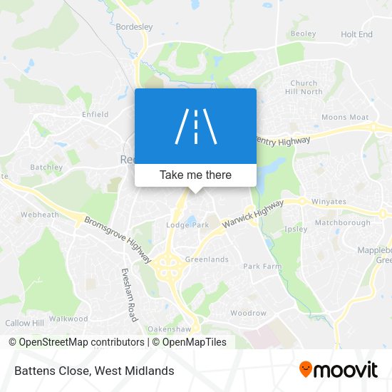 Battens Close map