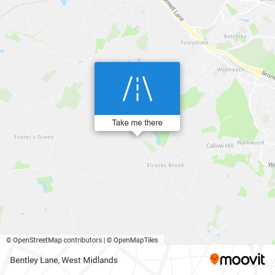 Bentley Lane map