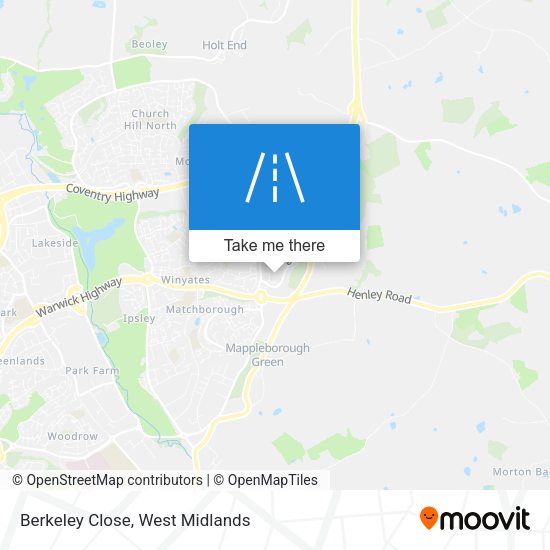 Berkeley Close map