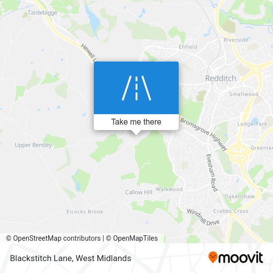 Blackstitch Lane map