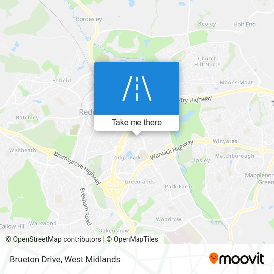 Brueton Drive map