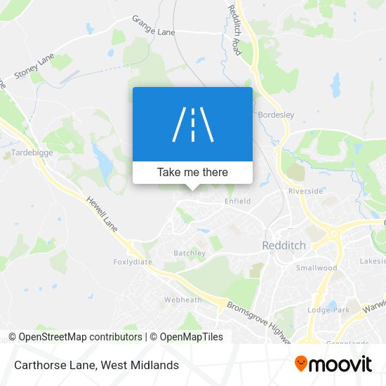 Carthorse Lane map