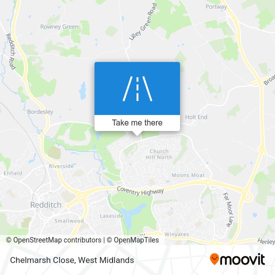 Chelmarsh Close map