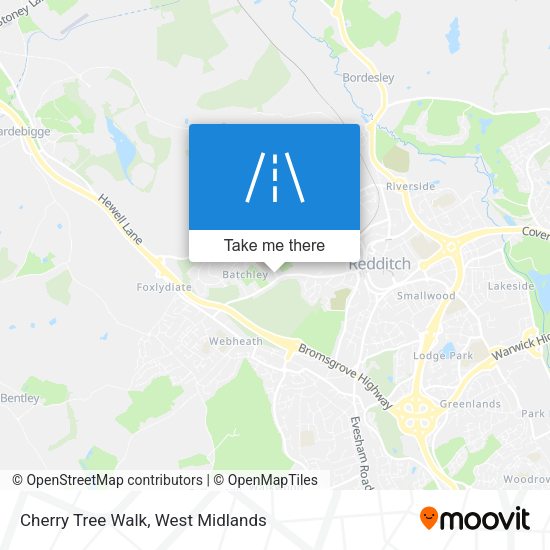Cherry Tree Walk map