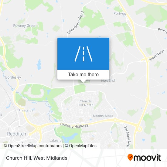 Church Hill map