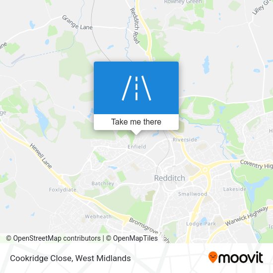 Cookridge Close map