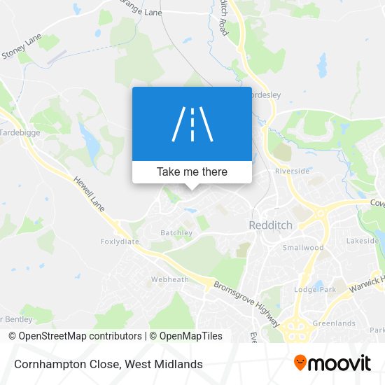 Cornhampton Close map