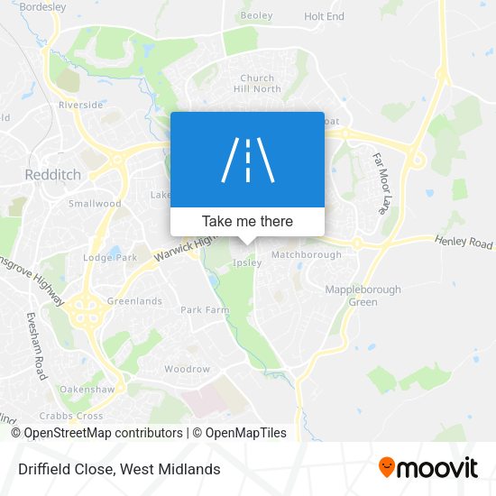Driffield Close map