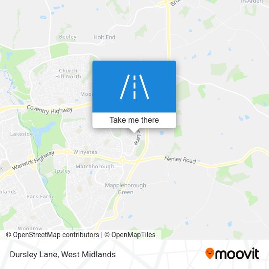 Dursley Lane map