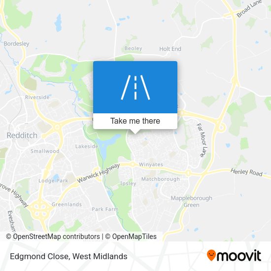 Edgmond Close map