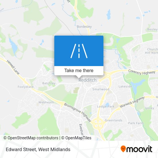 Edward Street map