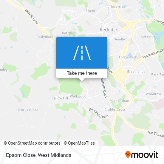 Epsom Close map