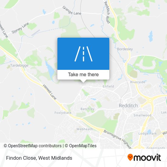 Findon Close map