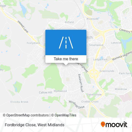 Fordbridge Close map