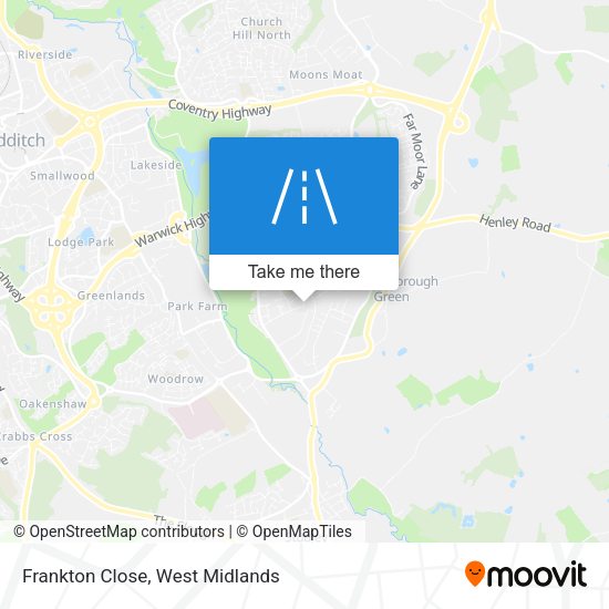 Frankton Close map